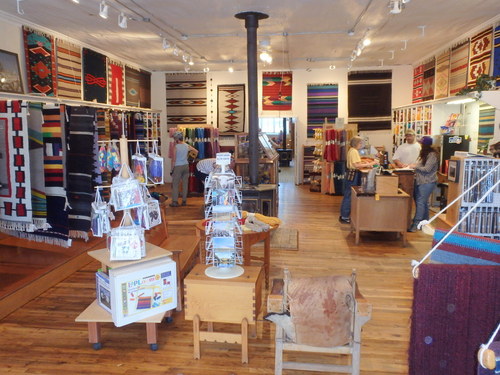 GDMBR:  A view from the entrance of the Tierra Wools Store.